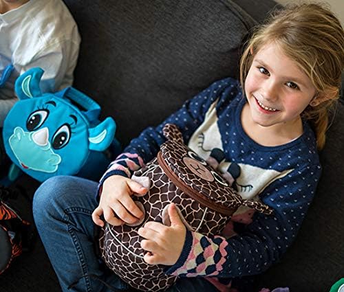 Belmil Kindergartenrucksack mit Brustgurt und Namensschild für 1-3 Jährige/Jungen - Mädchen / 4 L/Gr