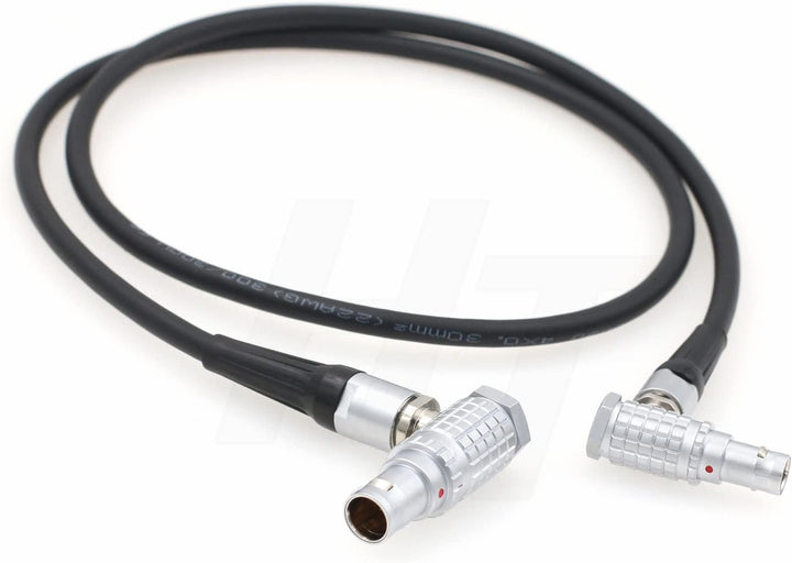 HangTon 14,4 V Stromkabel, rechtwinklig, 6-polig auf 7-polig, für Tilta Nucleus-M-Motor auf DJI Roni