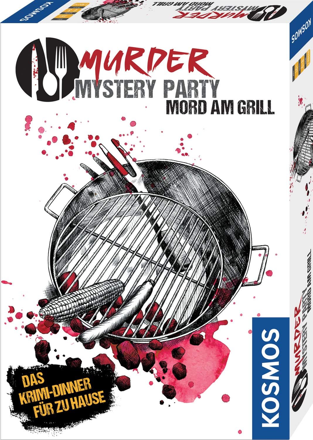 Kosmos Murder Mystery Party - Tödlicher Wein + Mord am Grill - Das Krimi-Dinner für zu Hause, Komple