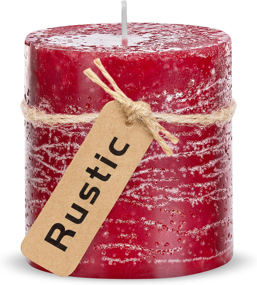 Brandsseller Stumpenkerze 4er Set 7x7,5 cm Weihnachtskerze Adventskranz Bordeaux 7 x 7,5cm | 4er-Set