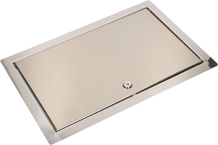 KOTARBAU® Revisionsklappe Grösse 40x60cm mit Schlüssel Edelstahl Silber für Revisionsschächte, 40x60
