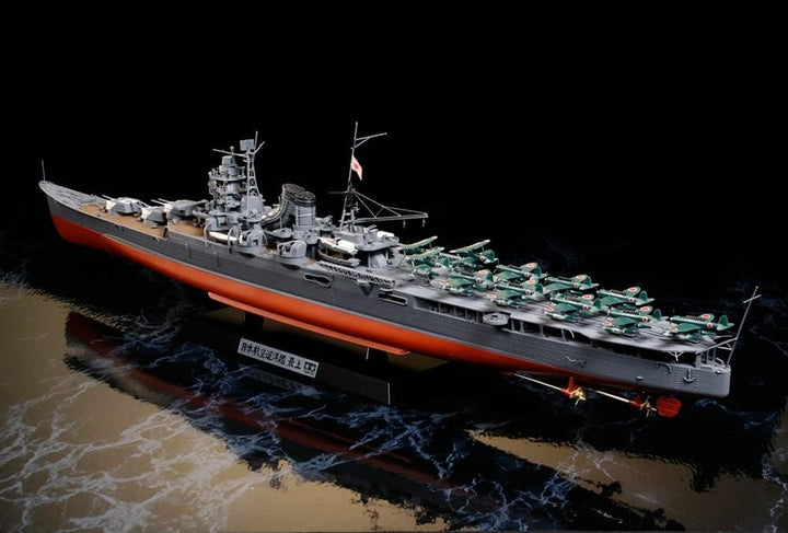 Tamiya 300078021 300078021-1:350 WWII Japanischer Kreuzer/Flugzeugträger Mogami,originalgetreue Nach