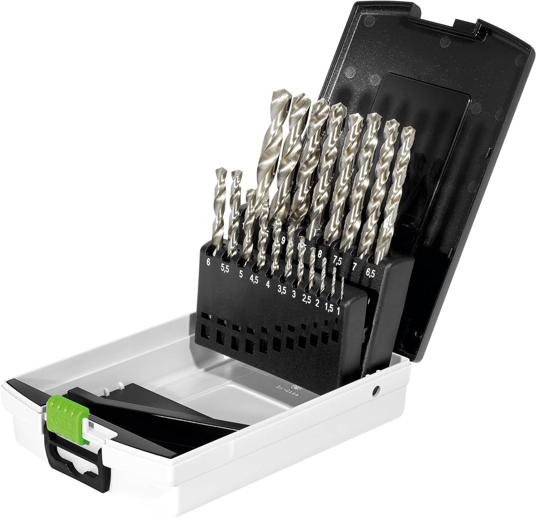 FESTOOL 498981 Bohrerbox HSS Stahlbohrer, HSS D 1-10 Sort/19