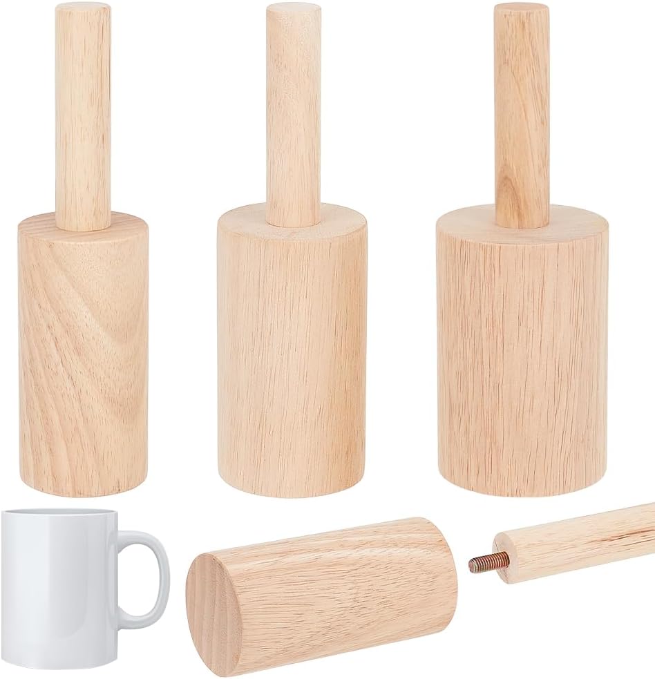 BENECREAT Tassen-Töpferformen in 3 Grössen, 6/7/8 cm Innendurchmesser, Tassenformungswerkzeuge aus H