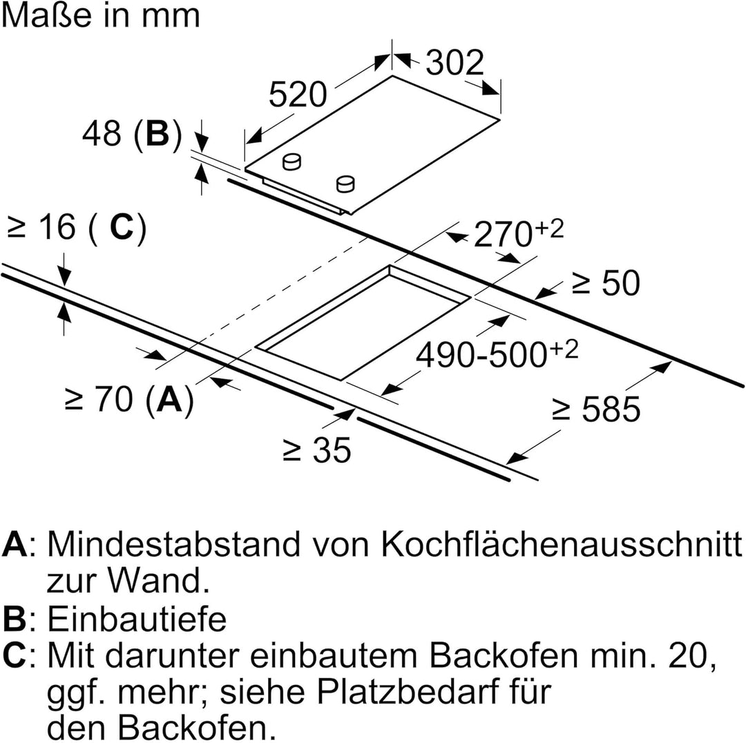 Siemens ET375CFA1E iQ300 Kochfelder / 2 Heizelemente / 30.2 cm/Glaskeramik