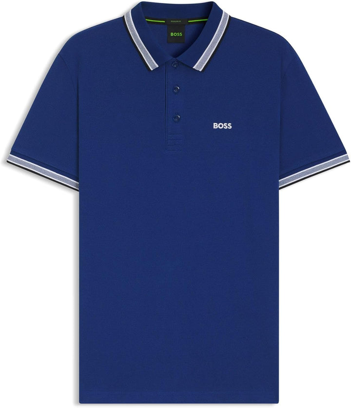BOSS Green Herren Poloshirt Paddy Polo XXL Neu - Mittelblau420, Polo XXL Neu - Mittelblau420