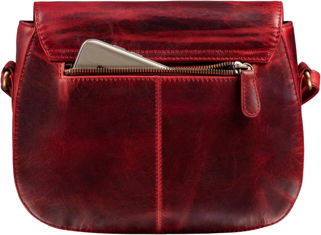 STILORD 'Savannah' Umhängetasche Damen Leder Handtasche kleine Schultertasche Crossbody Bag Ausgehta