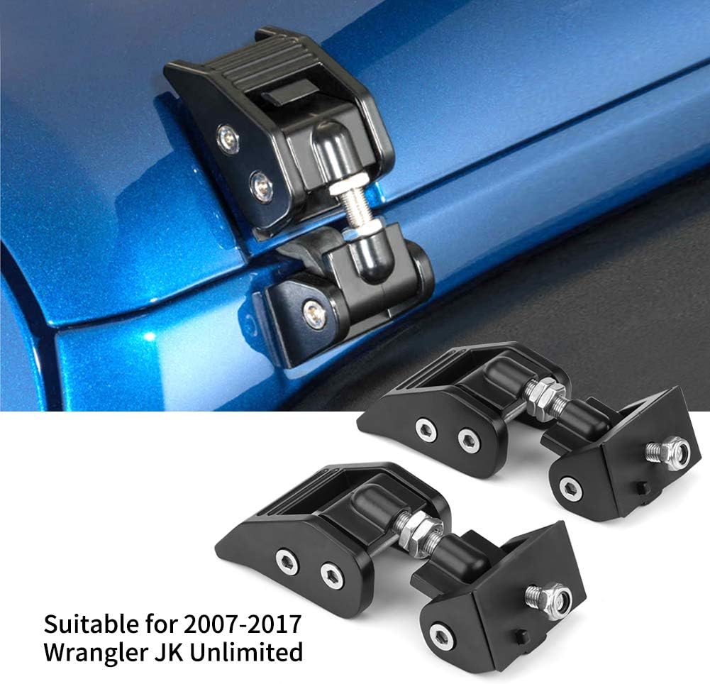 Haubenhalterung, 2 Stück Haubenschloss Verriegelung Verriegelungshalterung Entriegelungsschnallensat