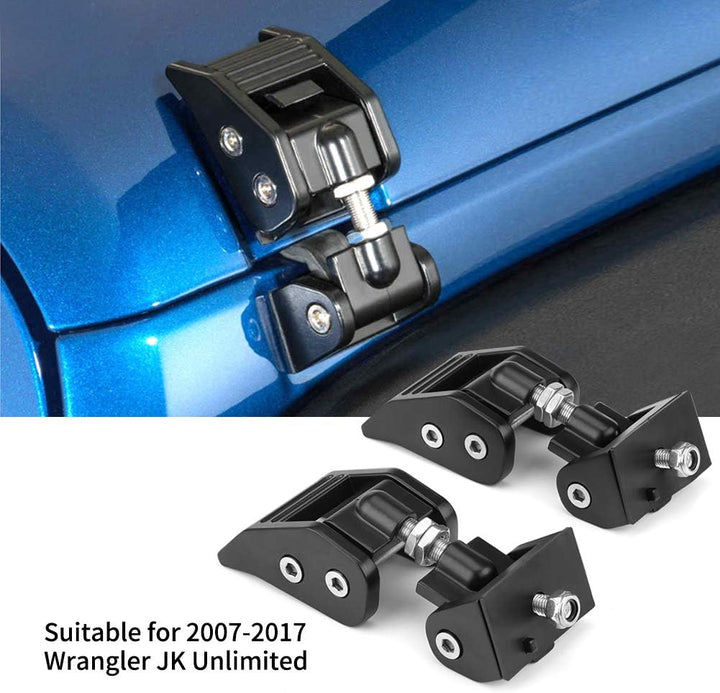 Haubenhalterung, 2 Stück Haubenschloss Verriegelung Verriegelungshalterung Entriegelungsschnallensat