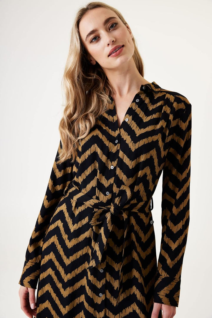 GARCIA Damen Dress Kleid XL Golden Brown, XL Golden Brown