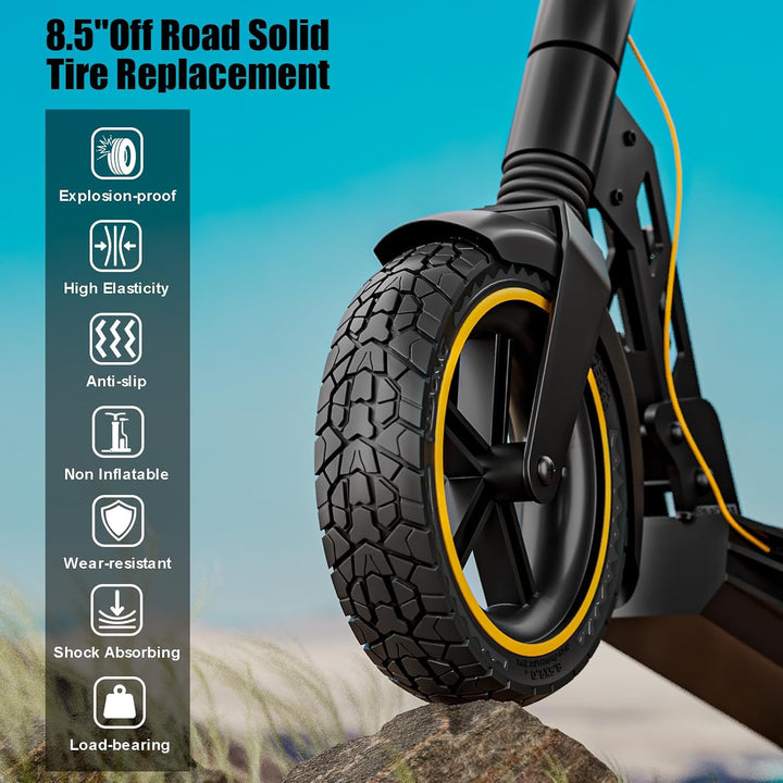 OUXI 8,5 Zoll E-Scooter Off-Road Reifen für Xiaomi Pro 2/M365 / M365 Pro/1S /3/3 Lite/Essential und