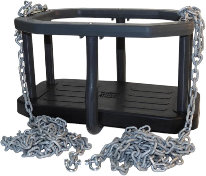 Baby Schaukel aus Gummi – Kleinkind Schaukelsitz mit Ketten 3m, Höhenverstellbar, Für Garten & Indoo