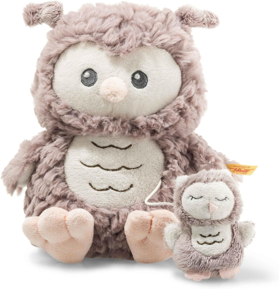 Steiff Spieluhr Eule Ollie, Süsses Stofftier, Jungen, Mädchen & Babys ab 0 Monaten, Soft Cuddly Frie