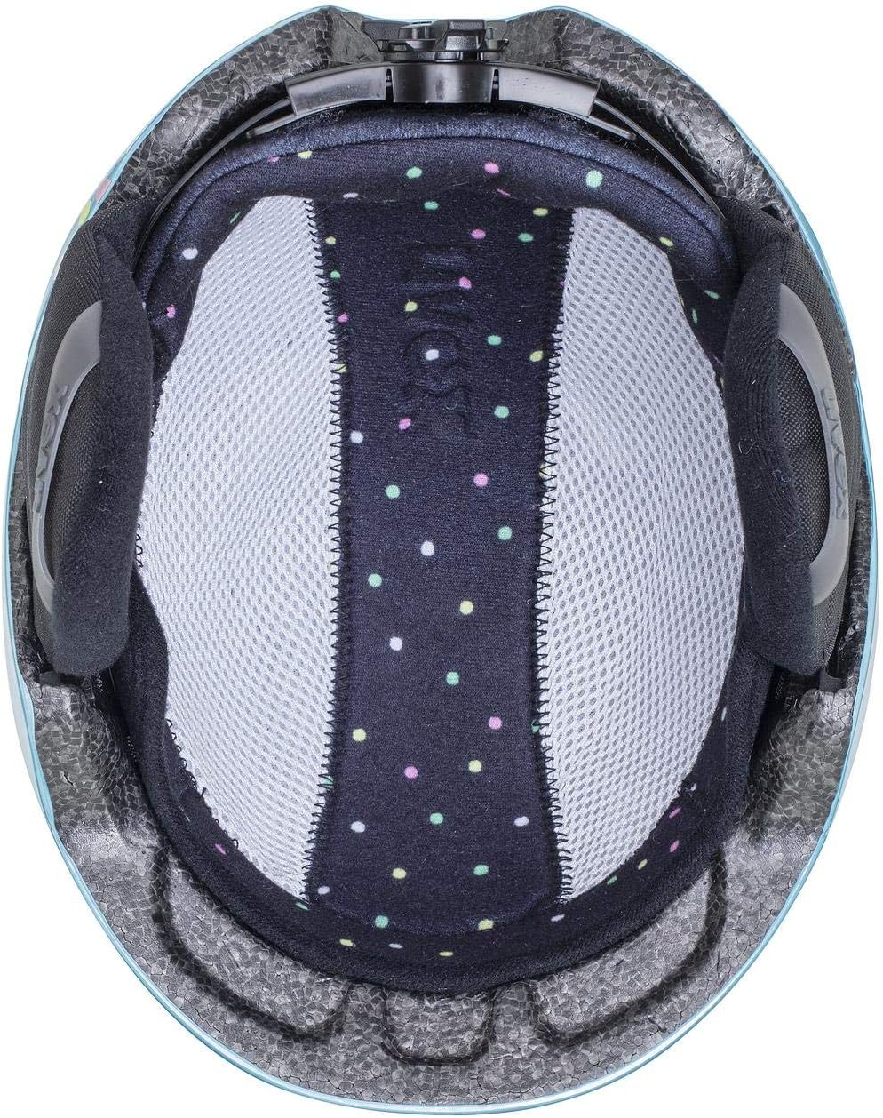 uvex heyya - Skihelm für Kinder - individuelle Grössenanpassung - optimierte Belüftung - blue confet
