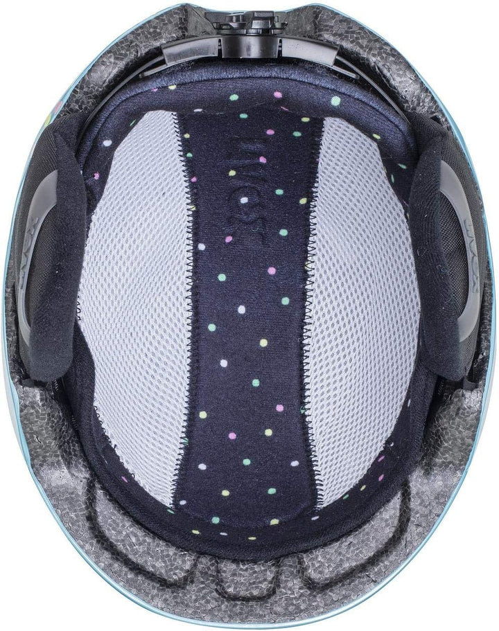 uvex heyya - Skihelm für Kinder - individuelle Grössenanpassung - optimierte Belüftung - blue confet