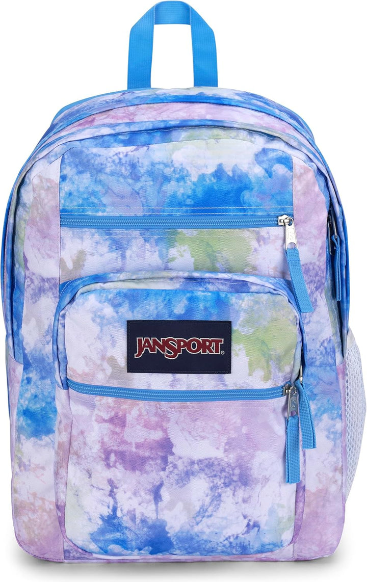 JanSport Big Student, Grosser Rucksack, 56 L, 43 x 33 x 25 cm, 15in laptop compartment Batik Wash, B