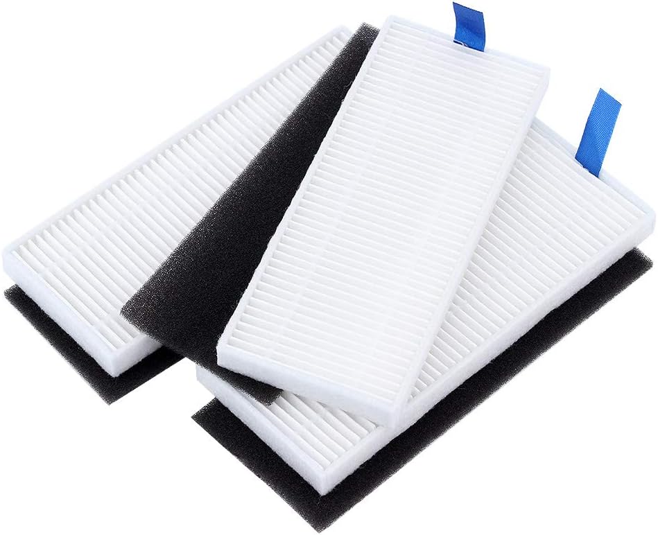 DingGreat Ersatzteil Kits für 360 S6 Staubsauger Roboter Zubehör - 1 Hauptbürste, 4 Seitenbürsten, 3