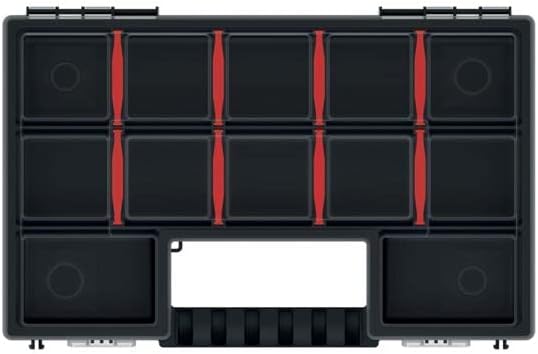 rg-vertrieb 5X Sortimentskasten Werkzeugkiste Organizer Set 5 Stück Sortierbox NORS Kleinteilemagazi