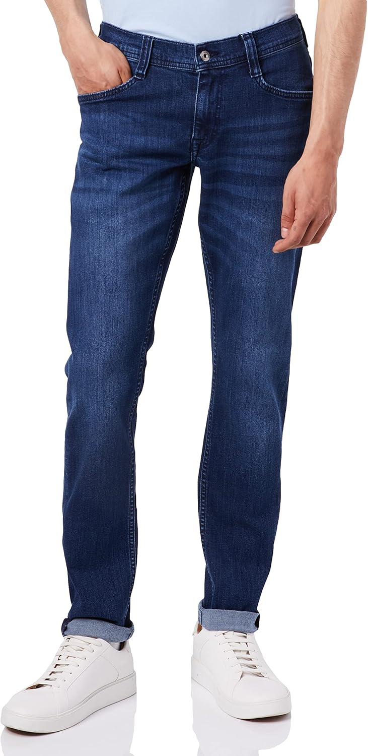 MUSTANG Herren Oregon Tapered Jeans 36W / 34L Dunkelblau 882, 36W / 34L Dunkelblau 882