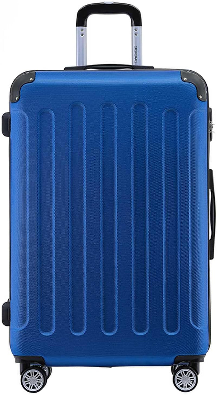 BEIBYE- Hartschalenkoffer Koffer Trolley Rollkoffer Reisekoffer Zahlenschloss 4 Zwilings-Rollen (Dia