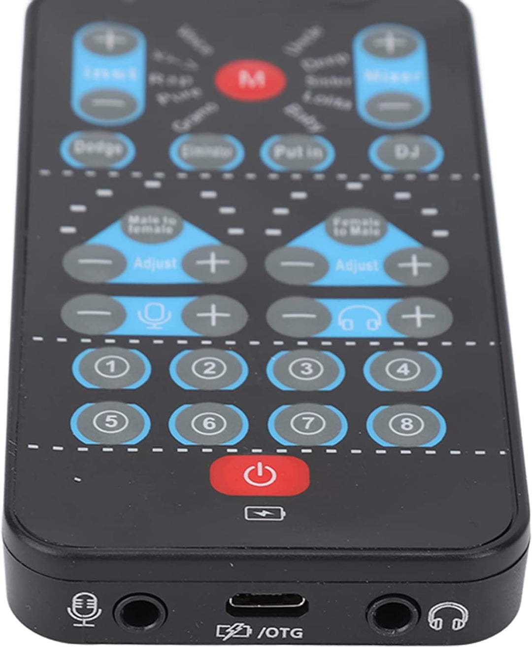 Goshyda Sprachwechsler, Tragbarer -Handheld-Sprachwechsler, 8 Soundeffekte, Soundkartenwechsler, Unt