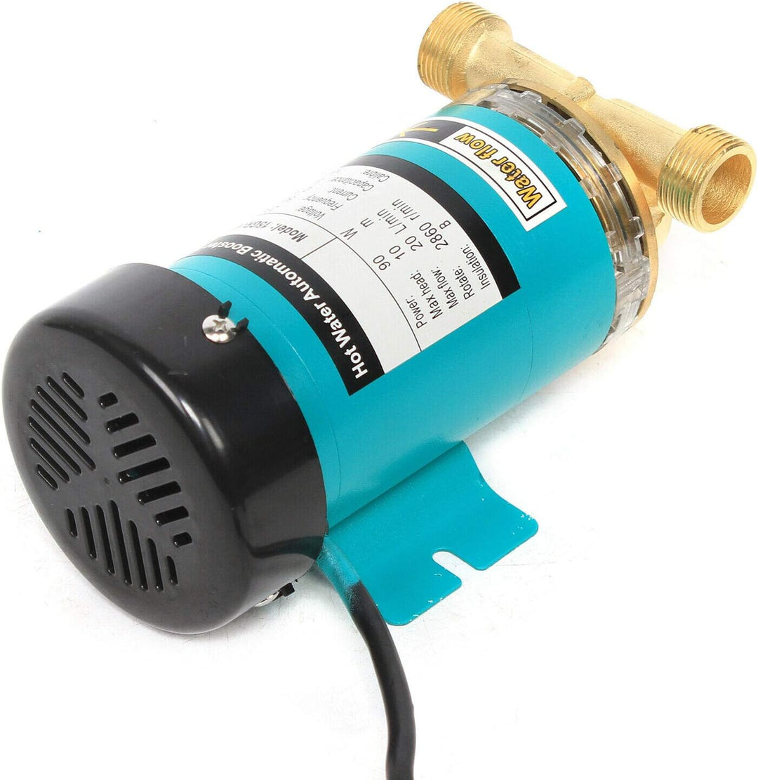 Druckerhöhungspumpe, 120W 25L Umwälzpumpe Heisswasserpumpe 220V Wasserpumpe Hauswasserwerk Automatis