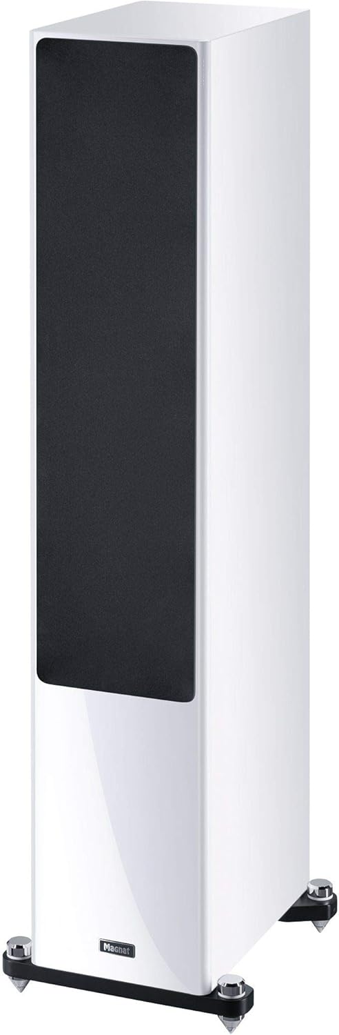 Magnat Signature 707, weiss, 1 STK. - dynamischer 4-Wege Stand-Lautsprecher mit edler Hochglanz-Fron