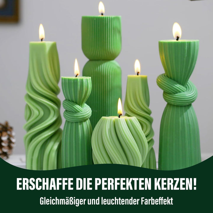 VEGISHINE Sojawachs für Kerzen, Natürliches Sojawachs für Kerzenherstellung 1kg, Kerzenwachs zum Gie