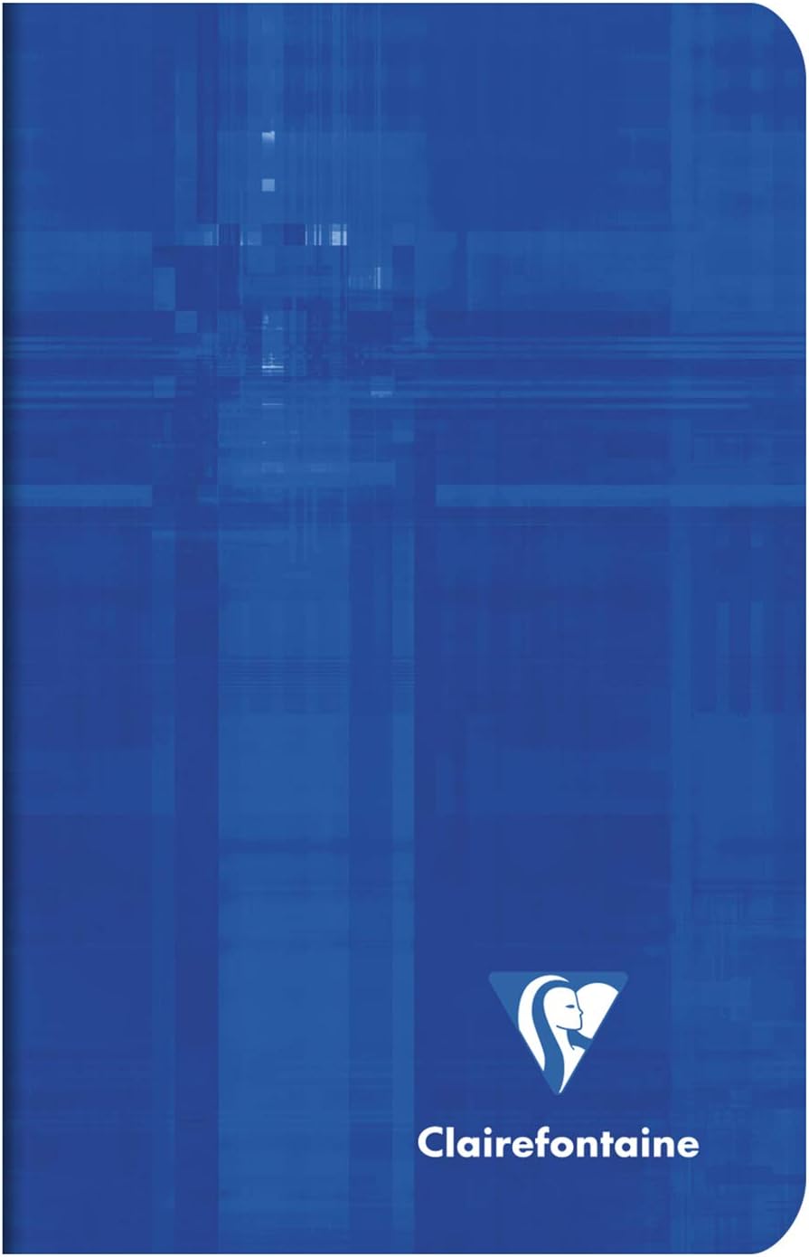 Clairefontaine 3582C - Packung mit 20 Heften, 7,5 x 12 cm, kariert, 90 g, 24 Blatt, farbig sortiert,
