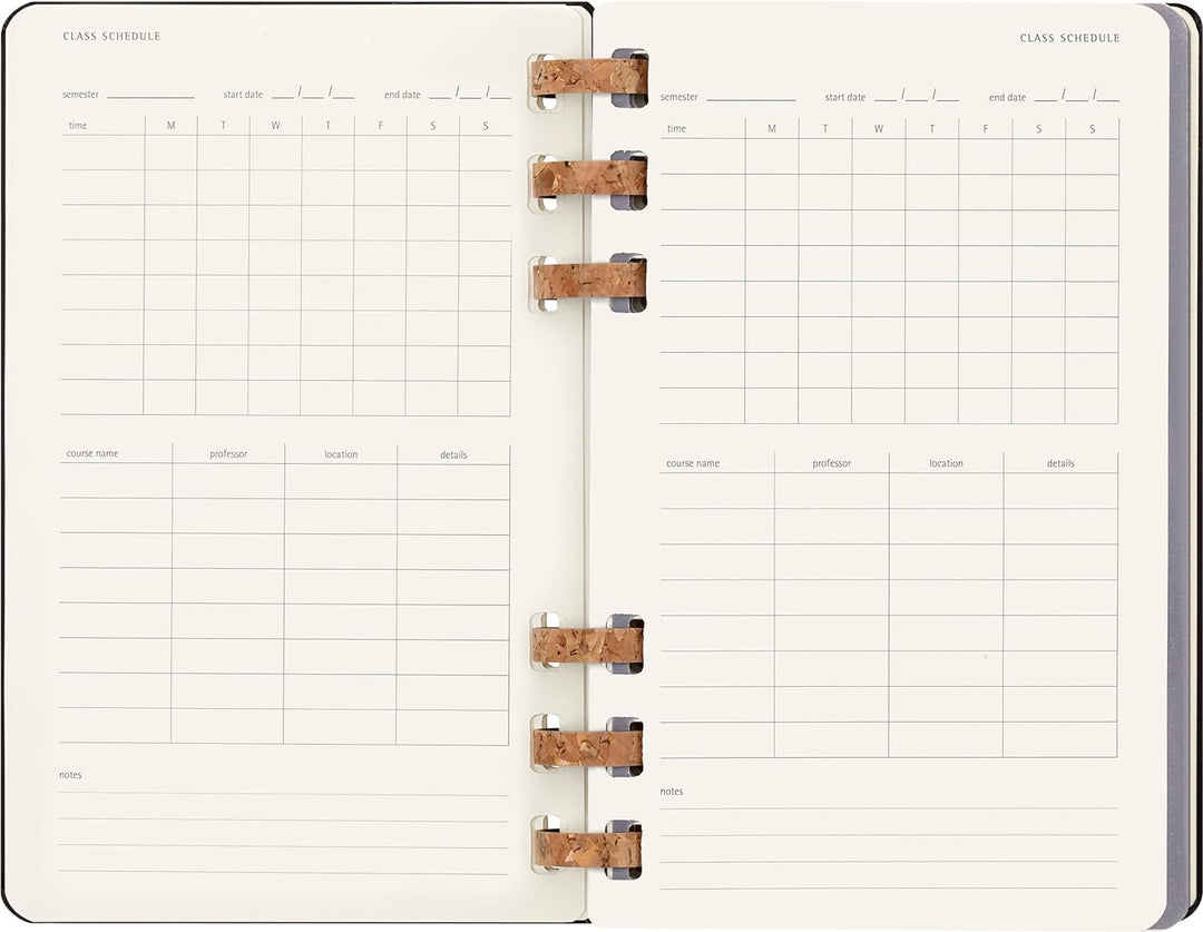 Moleskine Akademischer Monatsplaner 2023 -2024, 12-Monats-Wochen-und Monatsplanner, Universitätskale