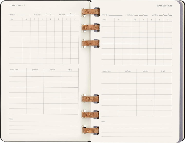 Moleskine Akademischer Monatsplaner 2023 -2024, 12-Monats-Wochen-und Monatsplanner, Universitätskale