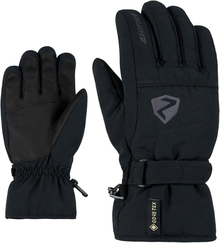 Ziener Kinder Lago GTX Glove Junior Ski-Handschuhe/Wintersport | Wasserdicht, Atmungsaktiv Schwarz 4