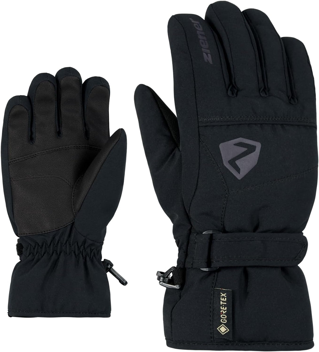 Ziener Kinder Lago GTX Glove Junior Ski-Handschuhe/Wintersport | Wasserdicht, Atmungsaktiv Schwarz 3