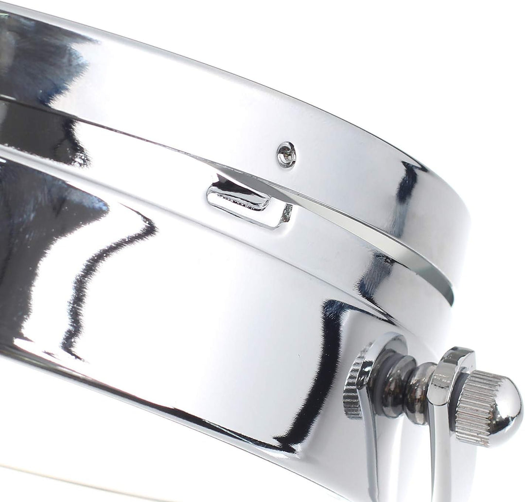 TUKA-i-AKUT Beleuchtet LED Kosmetikspiegel 5X Vergrösserung, 7" Schminkspiegel Badzimmerspiegel für