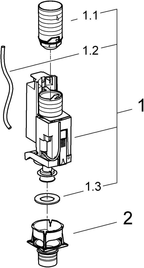 Grohe Umrüstset auf AV1 für GD2 38736000