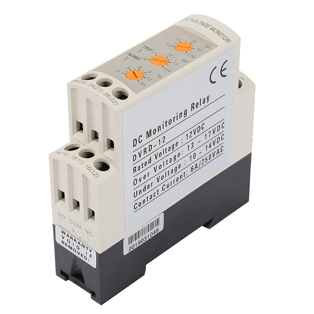 13V-17V 10V-14V Spannungsüberwachungsrelais DC 12V Überspannungs- und Unterspannungsschutzrelais 35m