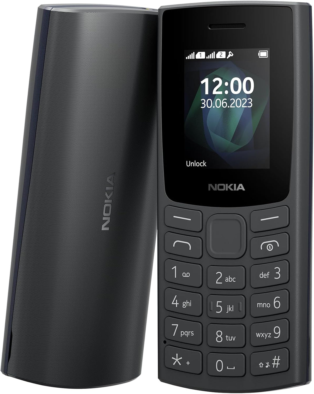 Nokia 105 2G Edition 2023 (Dual-SIM, 1,77" Display, 1000 mAh Akku, 32MB, 3.5mm Kopfhöreranschluss, F