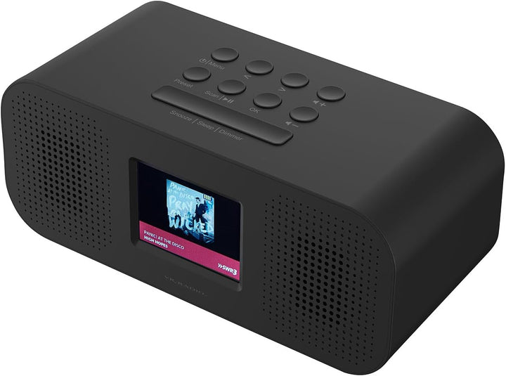 VR-Radio Radiowecker: Stereo-Radio-Wecker mit DAB+, Notfall-Warn-Funktion, USB, Bluetooth (DAB Radio