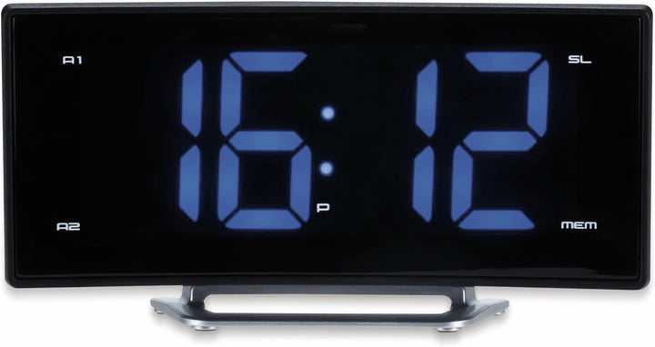 ROXX Radiowecker UKW Radio mit Projektion Jumbo Display 2 Weckzeiten Uhrenradio CR302P