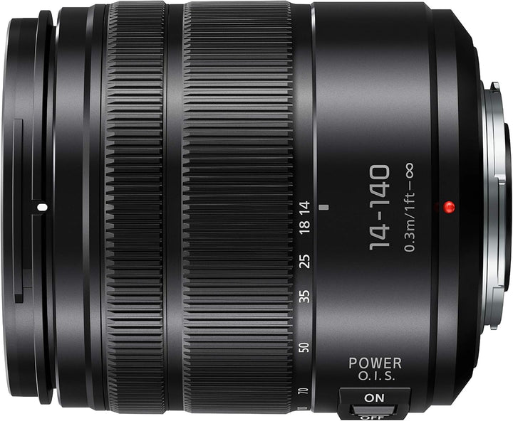 Panasonic H-FSA14140E Superzoom Objektiv LUMIX G (14-140mm (KB), Staubschutz, Spritzwasserschutz, F3