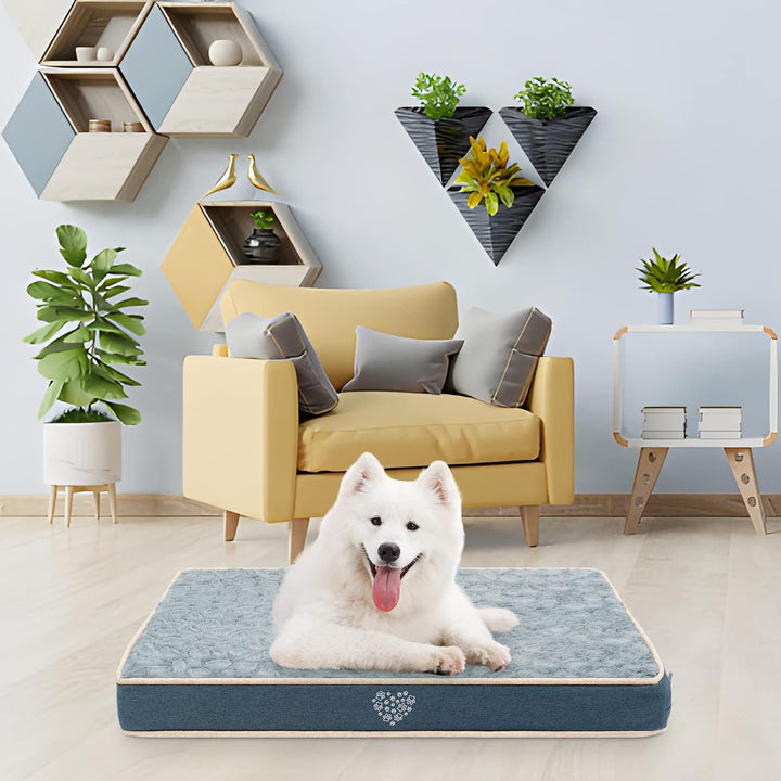 VANKEAN Hundebett wasserdichte Reversible (Kühl und Warm), Abnehmbarer Innenfutter, Flauschig Hundem