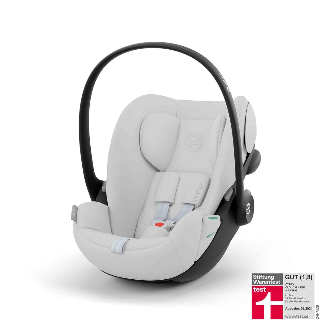 CYBEX Gold Babyschale Cloud G i-Size Comfort, Inkl. Neugeboreneneinlage, Ab Geburt bis ca. 24 Monate