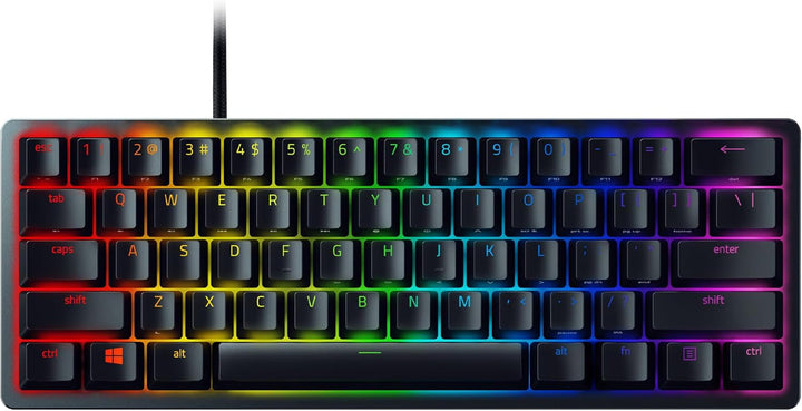 Razer Huntsman Mini (Red Switch) - Kompakte 60% Gaming Tastatur mit schnellen linear opto-mechanisch