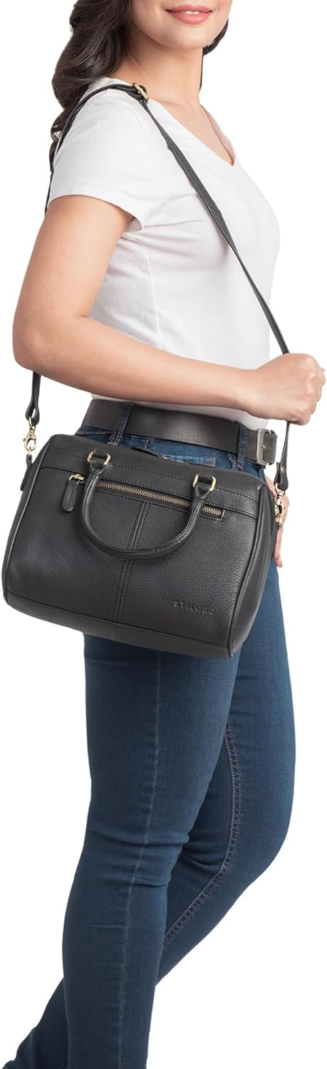 STILORD 'Cassandra' Leder Handtasche Damen Fashion-Tasche Ledertasche Henkeltasche Umhängetasche und