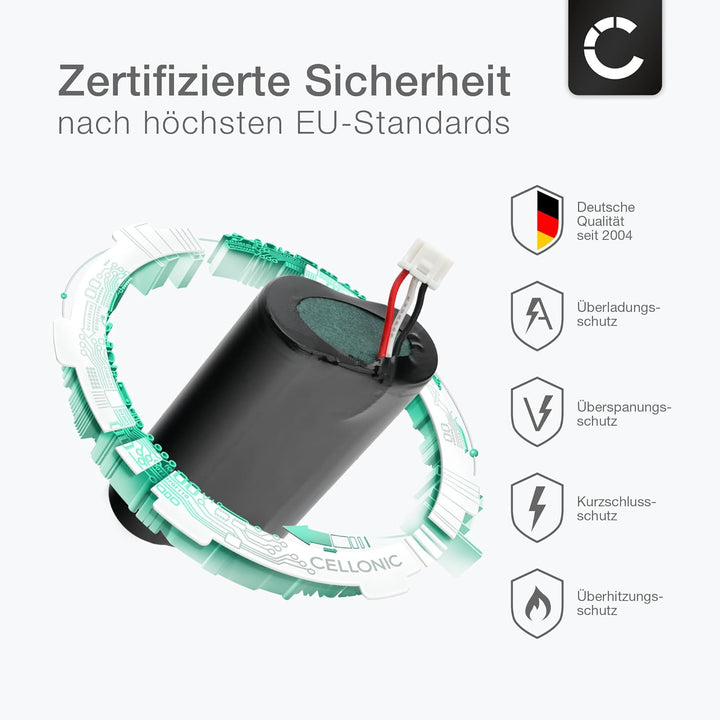 CELLONIC® Ersatzakku 111-00005, IP-038535-101 für Sonos Roam Lautsprecher Musikbox Akku 5200mAh Soun