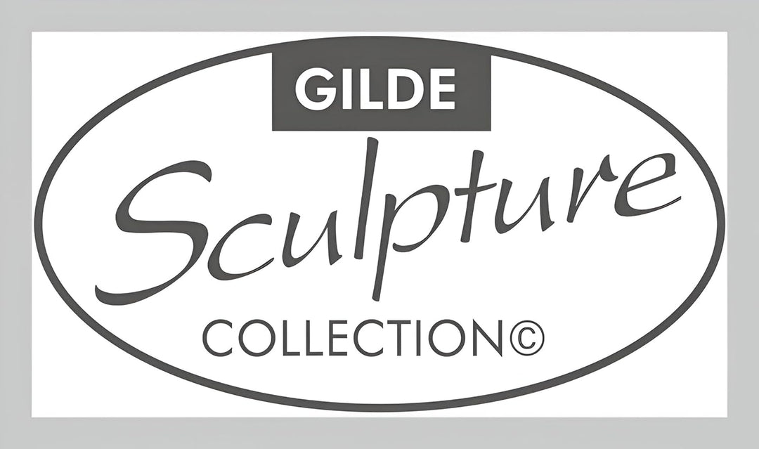 Skulptur Paar "Der Kuss" kniend, Farbe weiss