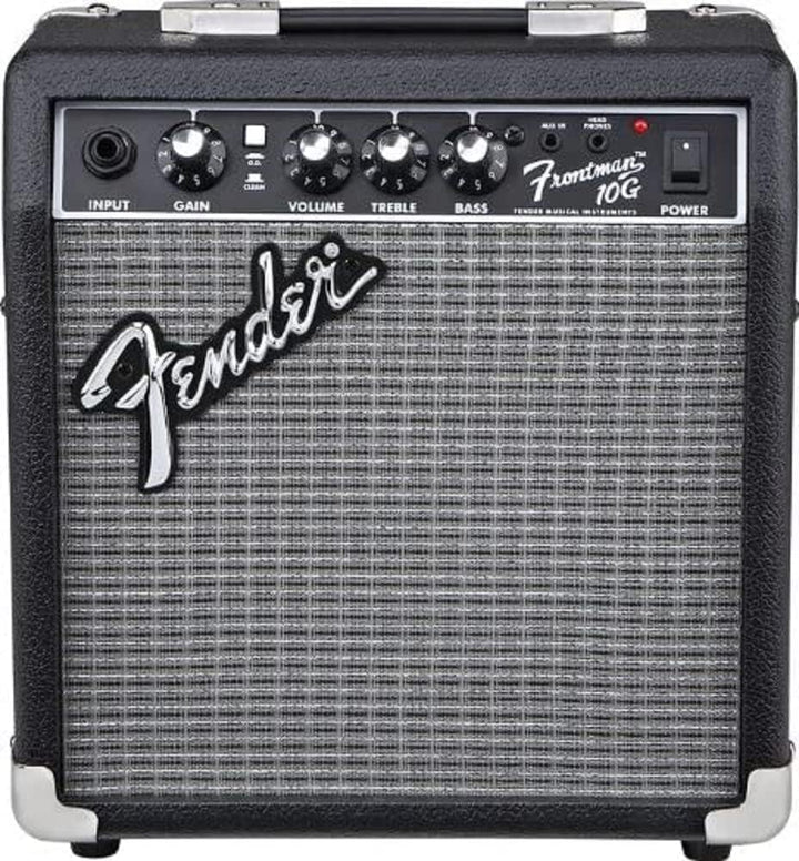 Fender Frontman 10G Combo Gitarrenverstärker & Professional Series Instrumentenkabel – 10 ft / 3 m G