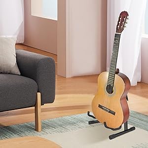 Cello-Ständer, verstellbar, zusammenklappbar, A-Rahmen, Stahl, Vorzeigeständer, Gitarrenständer aus