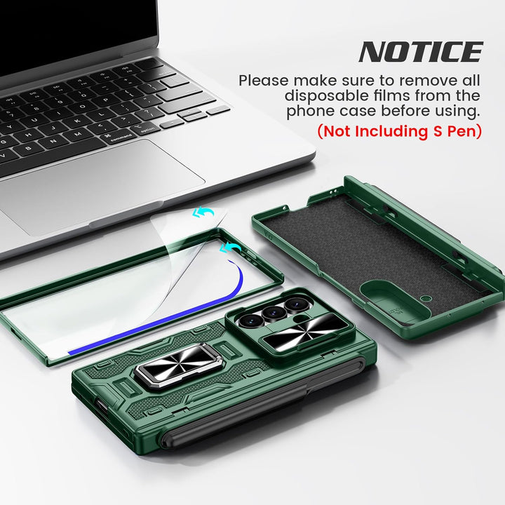 Doeshine für Samsung Galaxy Z Fold 7 Hülle mit Displayschutzfolie & Kameraschutz, Ganzkörper Robuste