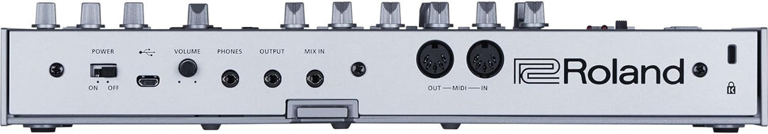 Roland Boutique TB-03 Synthesizer & Gold-Serie Premium-MIDI-Kabel, Länge: 3 ft./1 m – RMIDI-G3 Bundl